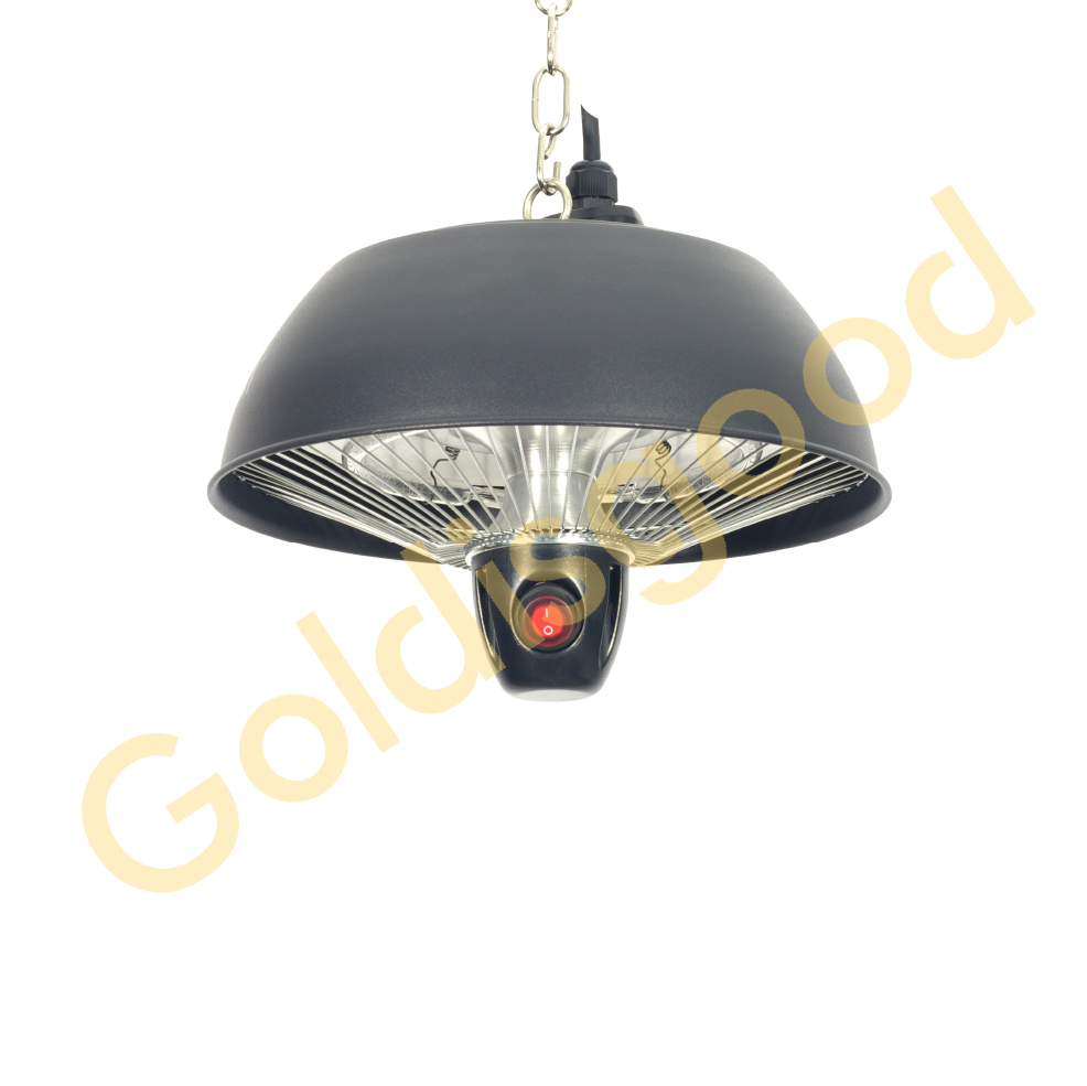 Distance between patio heater and ceiling